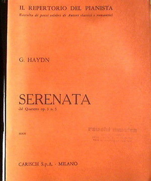 251234715891 haydn, franz joseph - serenade op.3 n.5