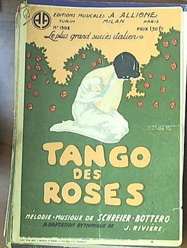 251235451138 spartito tango des roses schreier-botte?ro- riviere - Afbeelding 1 van 1