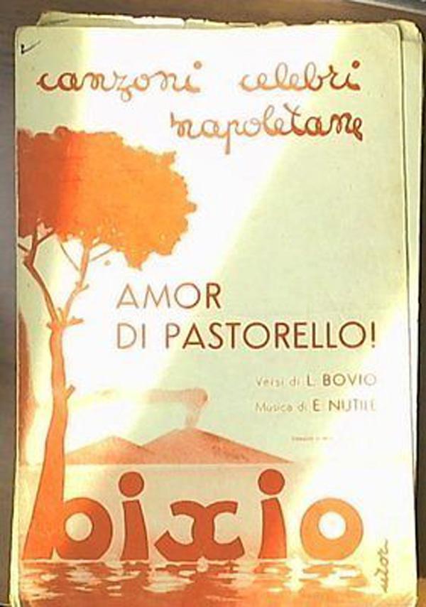 400421766051 spartito - canzoni celebri napoletane amor di pallo mandolino - Foto 1 di 1