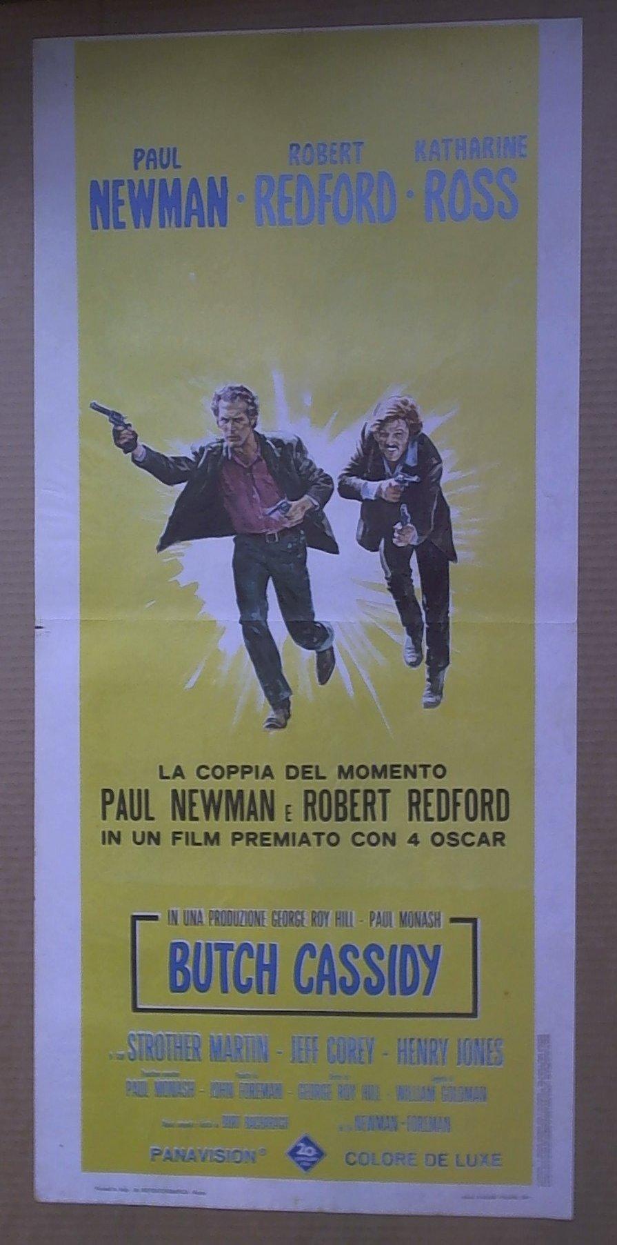 21674 Locandina Butch Cassidy  Paul Newman Robert Redford