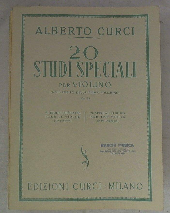 Spartito 20 studi speciali per violino : nell\'ambito della prima