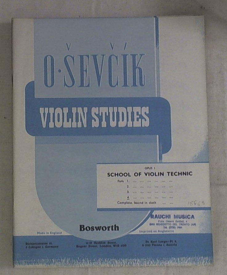 29574 Spartito  The original Sevcik. violin studies : op. 1, part 4.