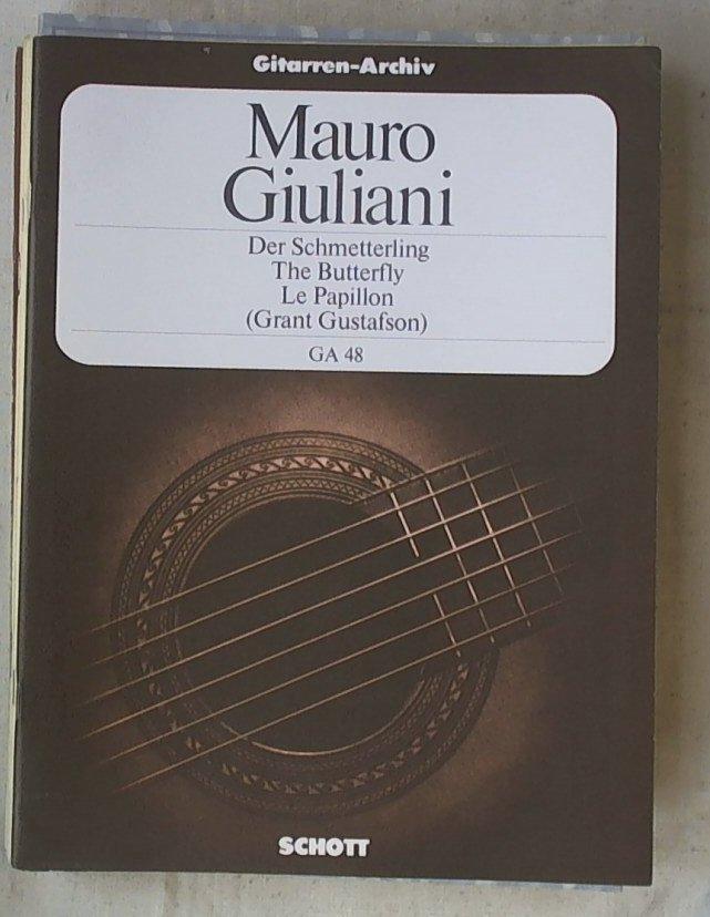 30322 Spartito Giuliani;  Der Schmetterling / The butterfly / Le papillon : 2 easy guitar pieces for beginners : opus 50
