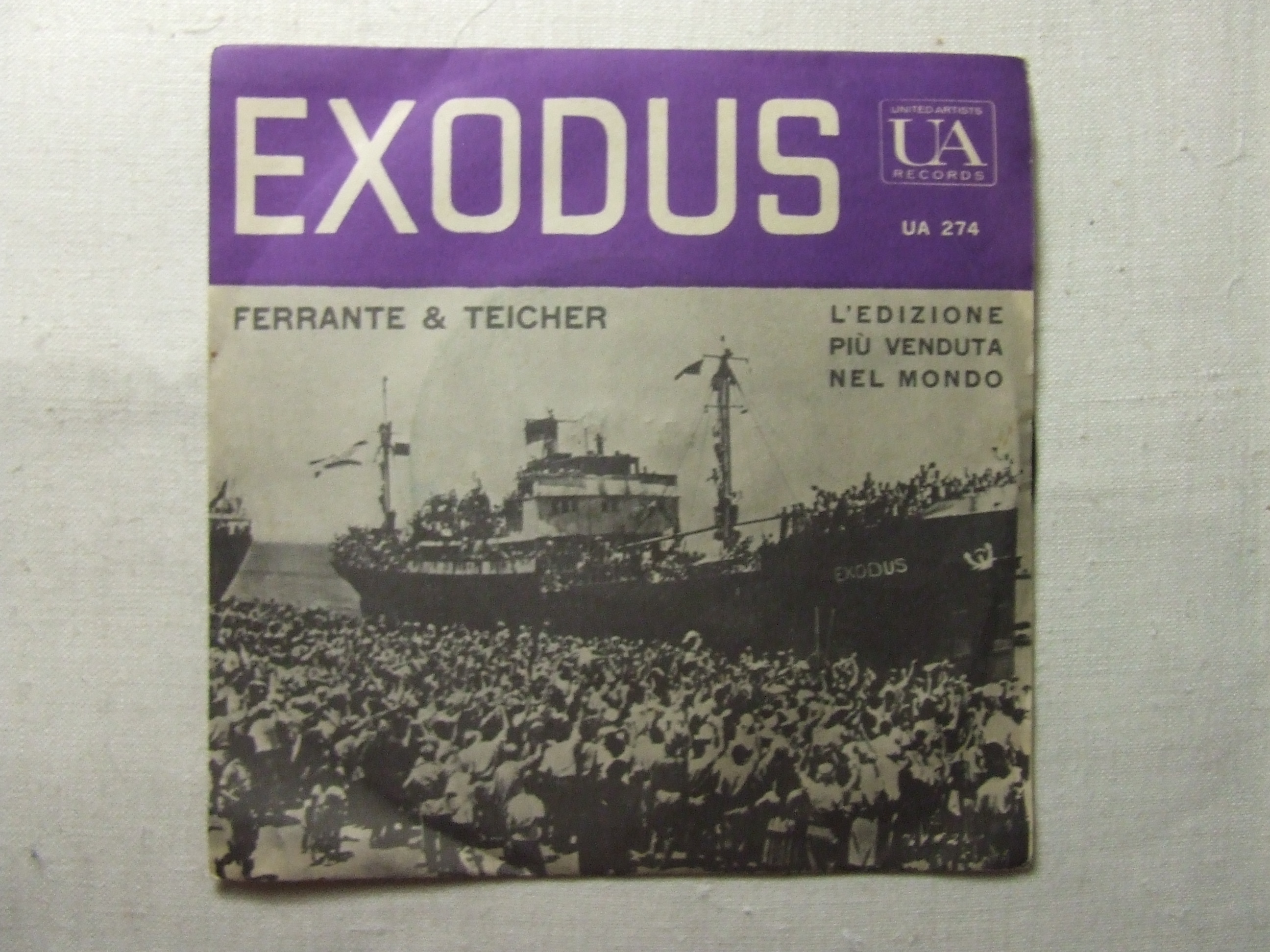 AL000242 45 giri - 7\' -  Ferrante And Teicher  Exodus