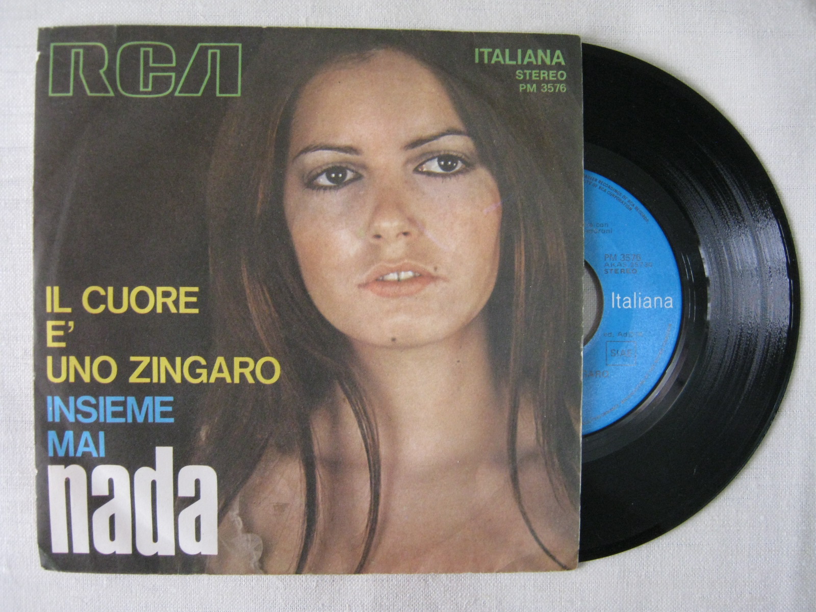 Si000008 45 Giri 7 Nada Il Cuore è Uno Zingaro Insieme Mai Ebay