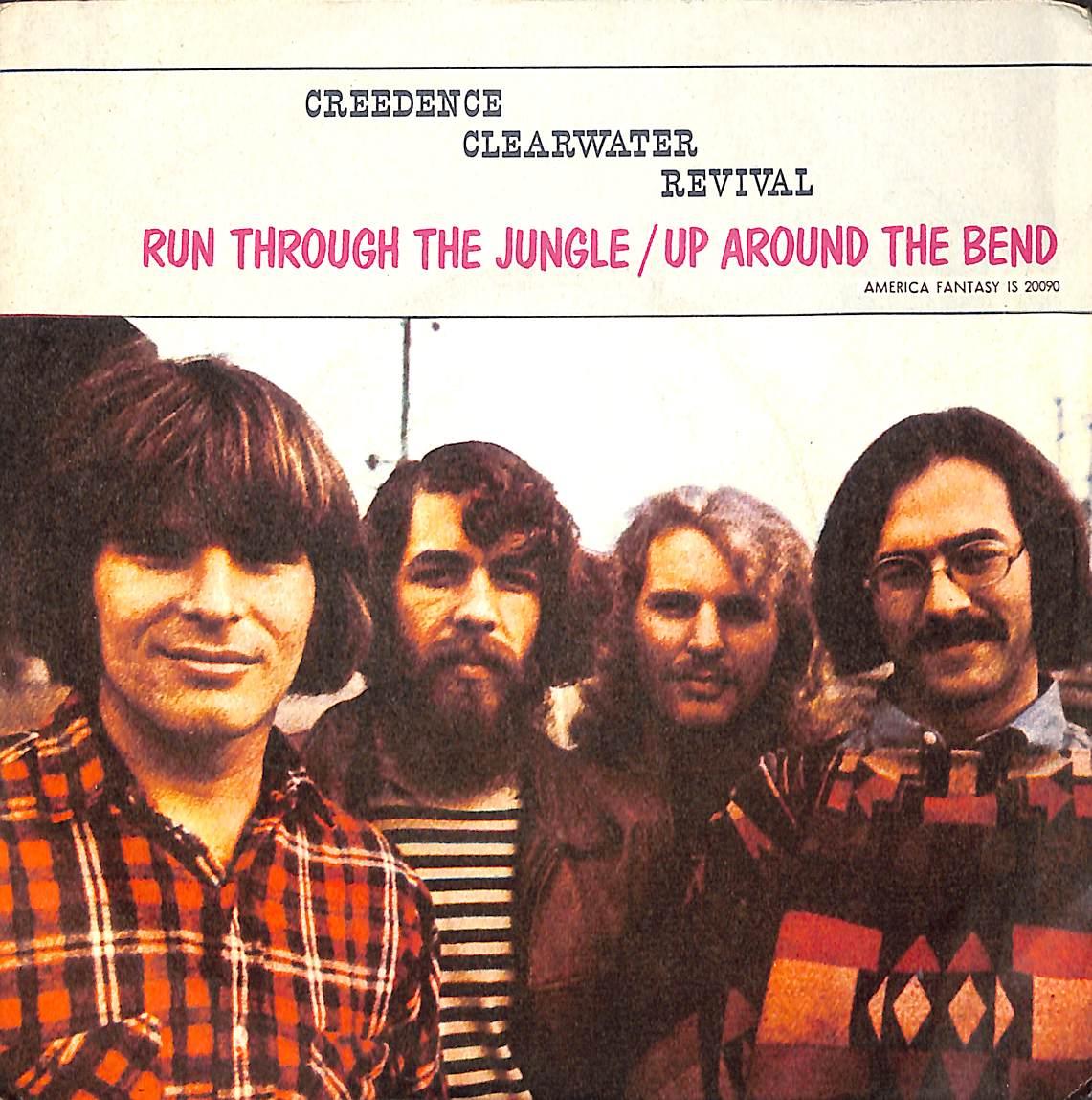 61789 45 giri - 7\' - Creedence Clearwater Revival - Run Through The Jungle / Up Around The Bend