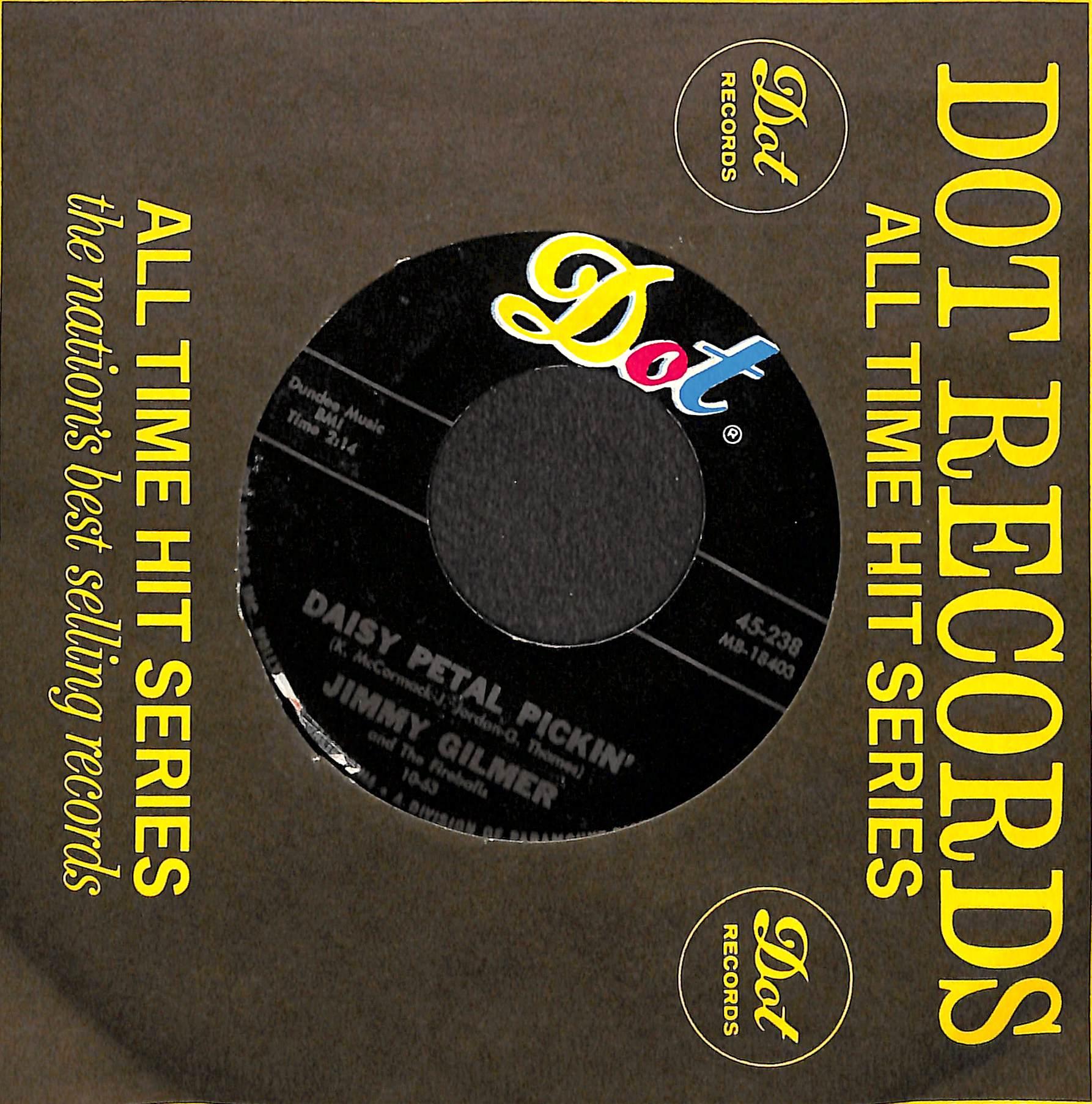 69554 7\", 45 RPM -  Jimmy Gilmer And The Fireballs - Sugar Shack / Daisy Petal Pickin\'