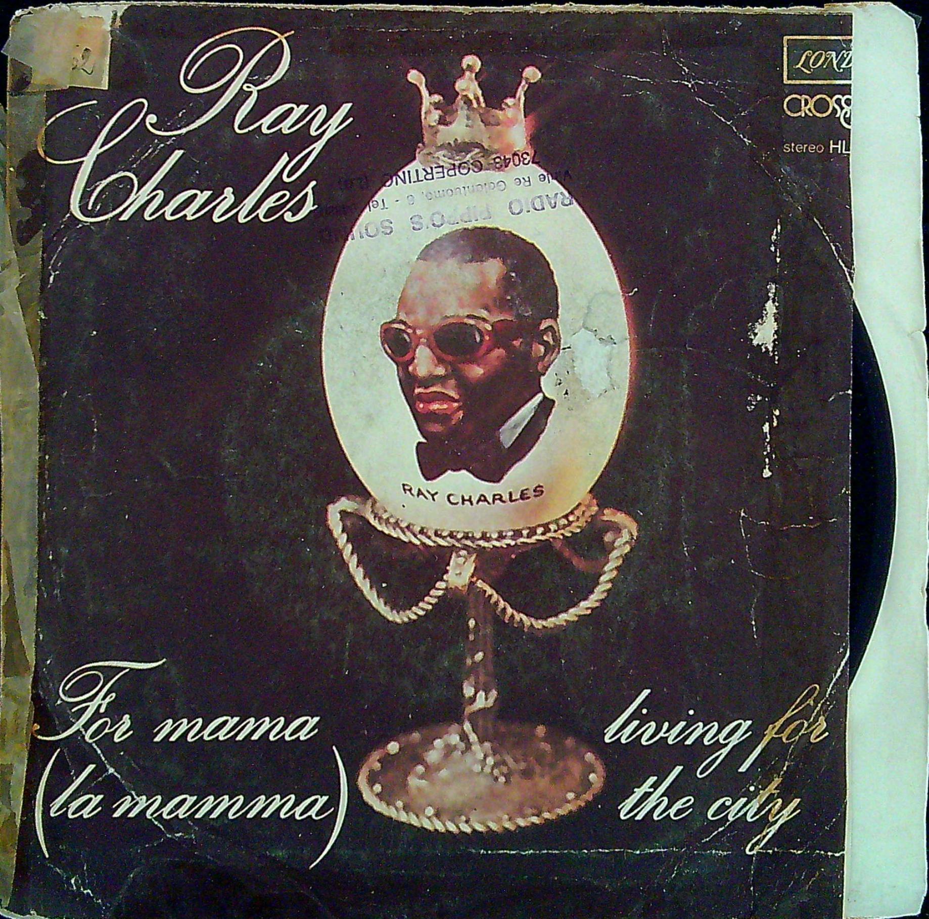 85858 45 giri - Ray Charles - For Mama (La Mamma)